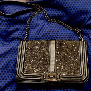 Rebecca Minkoff Glitter Love Bag - New without tags!